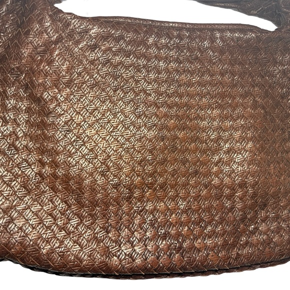Bottega Veneta Intrecciato Shoulder Bag Brown Leather - Picture 14 of 16